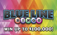Blue Line Bingo $5 scratch-off ticket