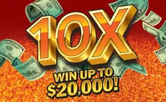 10X $2 scratch-off ticket