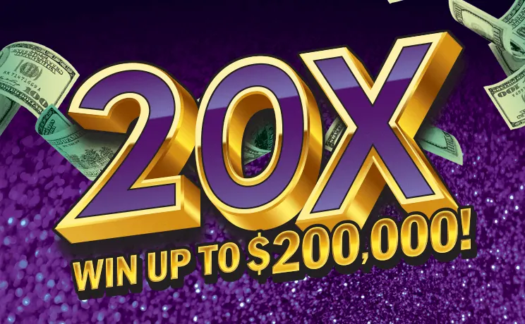 20X $5 New Jersey scratch-off ticket
