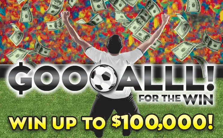 Goooalll! For The Win $5 New Jersey scratch-off ticket