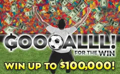 Goooalll! For The Win $5 scratch-off ticket