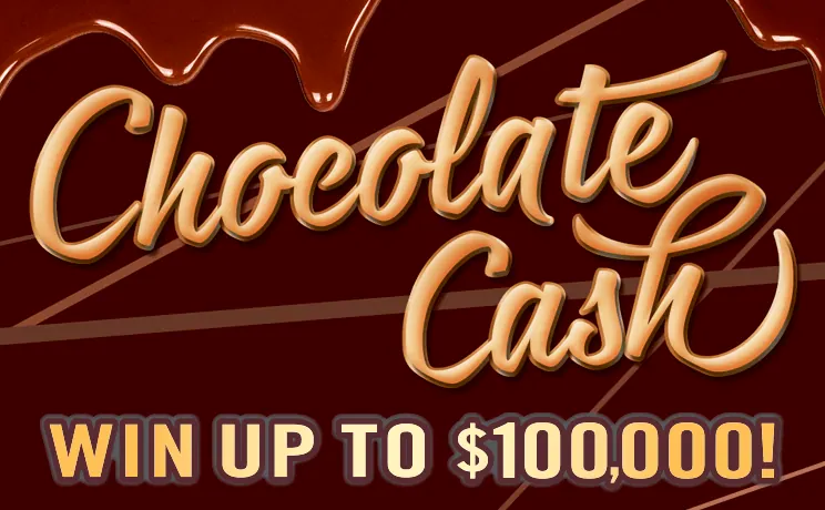 Chocolate Cash $5 New Jersey scratch-off ticket