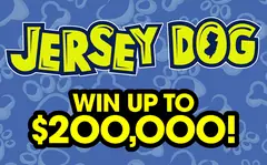 Jersey Dog $5 scratch-off ticket