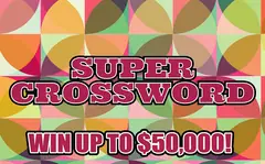 Super Crossword $5 scratch-off ticket