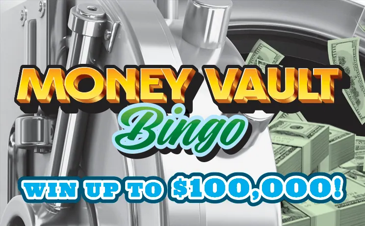 Money Vault Bingo $5 New Jersey scratch-off ticket