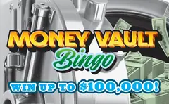 Money Vault Bingo $5 scratch-off ticket