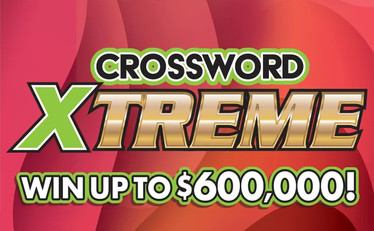 Crossword Xtreme $30 New Jersey scratch-off ticket