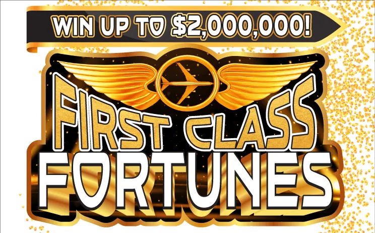 First Class Fortunes $25 New Jersey scratch-off ticket