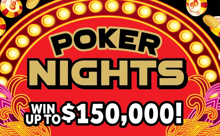 Poker Nights $5 New Jersey scratch-off ticket