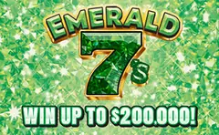 Emerald 7's $5 scratch-off ticket (image: New Jersey Lottery)