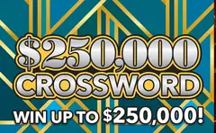 $250,000 Crossword $10 scratch-off ticket (image: New Jersey Lottery)