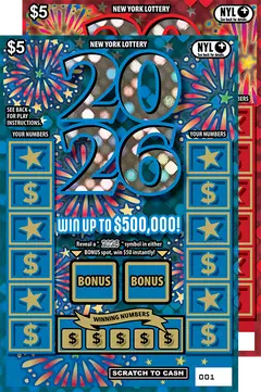 2026 $5 scratch-off ticket