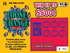 Loose Change $1 scratch-off ticket (image: New York Lottery)