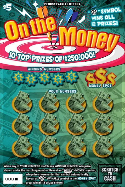 On the Money $5 Pennsylvania scratch-off ticket