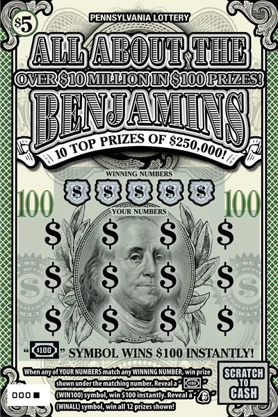 All About the Benjamins $5 Pennsylvania scratch-off ticket