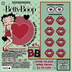 BETTY BOOP™ $2 scratch-off ticket