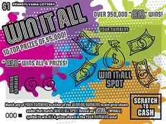 Win It All $1 scratch-off ticket