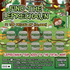 Find the Leprechaun $2 scratch-off ticket