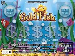 GOLD FISH® $1 scratch-off ticket