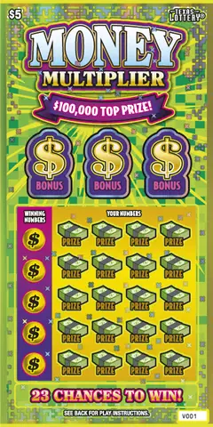 Money Multiplier $5 scratch-off ticket (image: Texas Lottery)