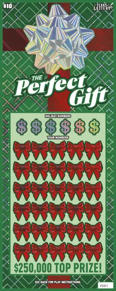 The Perfect Gift $10 scratch-off ticket