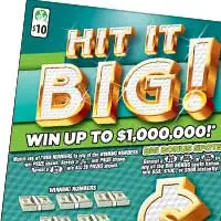 Hit It Big! $10 scratch-off ticket