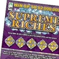 Supreme Riches $20 scratch-off ticket (image: Virginia Lottery)