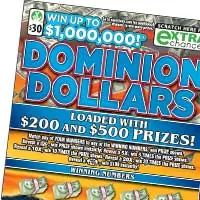 Dominion Dollars $30 scratch-off ticket (image: Virginia Lottery)