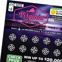 Virginia Adventure $2 scratch-off ticket