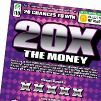 20X The Money $10 Virginia scratch-off ticket