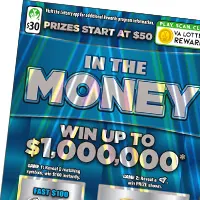 In The Money $30 Virginia scratch-off ticket