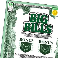 Big Bills $10 scratch-off ticket