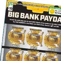 Big Bank Payday $10 scratch-off ticket