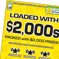 Loaded With $2,000S $20 scratch-off ticket