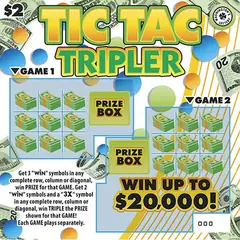 Tic Tac Tripler $2 scratch-off ticket