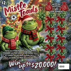Mistle Toads $2 scratch-off ticket (image: Washington's Lottery)